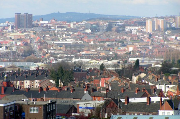 Hanley City From Glebe Hill in Fenton (credit: Mike Shields/CC BY-SA 2.0)